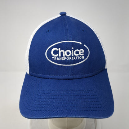 Choice Transportation Fitted Trucker Hat Blue S/M Embroidered 39Thirty New Era