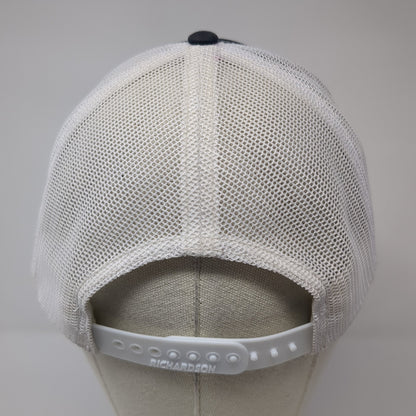 Inland Crane Snapback Trucker Hat Blue One Size Mesh Back Richardson