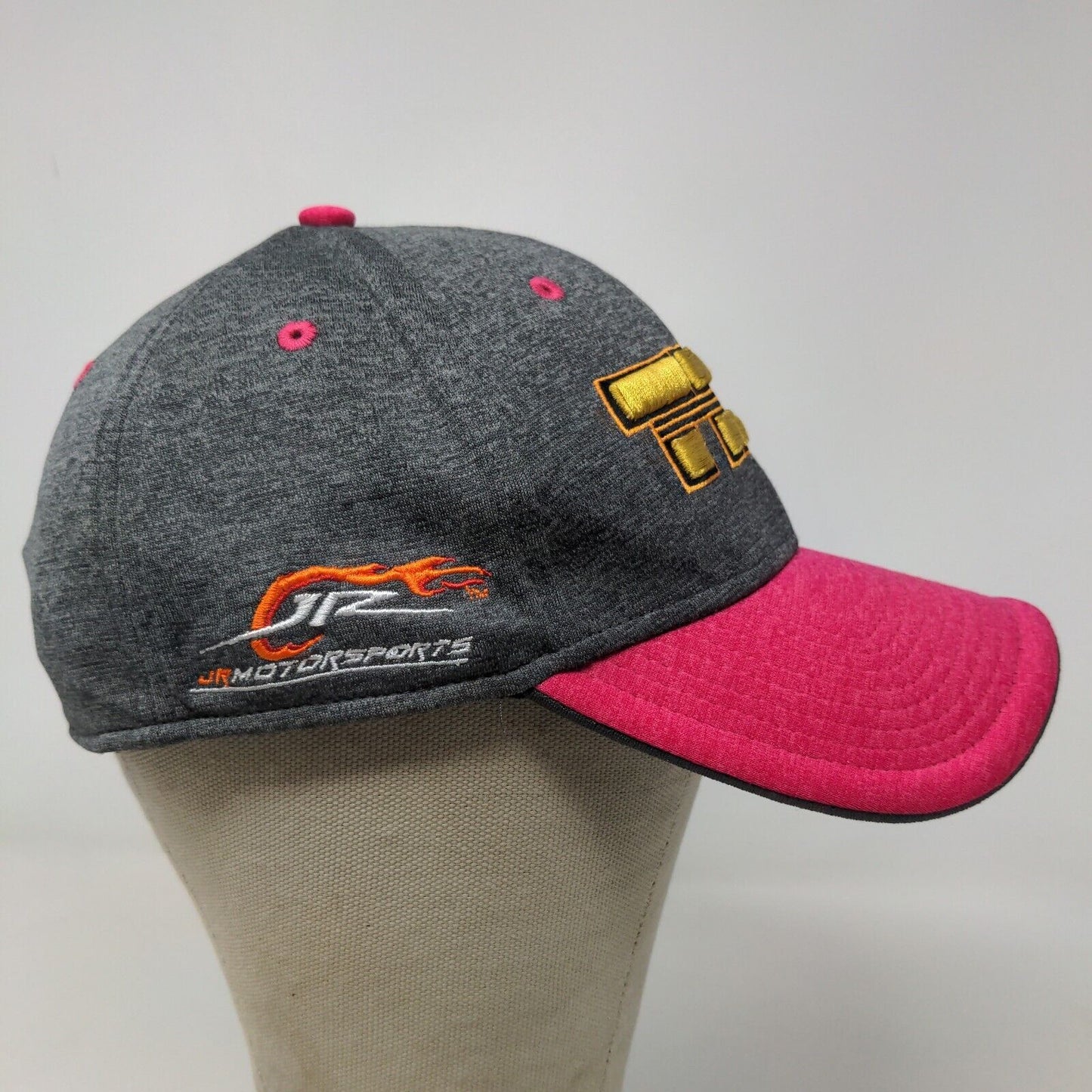 New Era Men's Fitted Hat Gray Size S-M Embroidered TMC JR Motorsports Logo