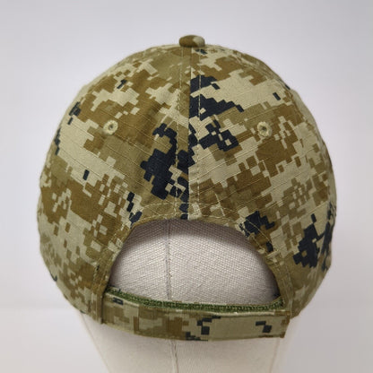 Port Authority Strapback Hat Digital Camo One Size Embroidered Logo