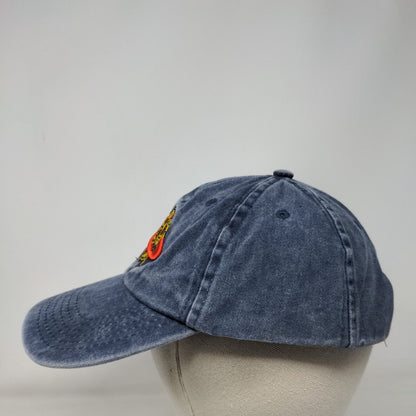 Melting Planet Slideback Hat Blue One Size Adjustable Embroidered Sol