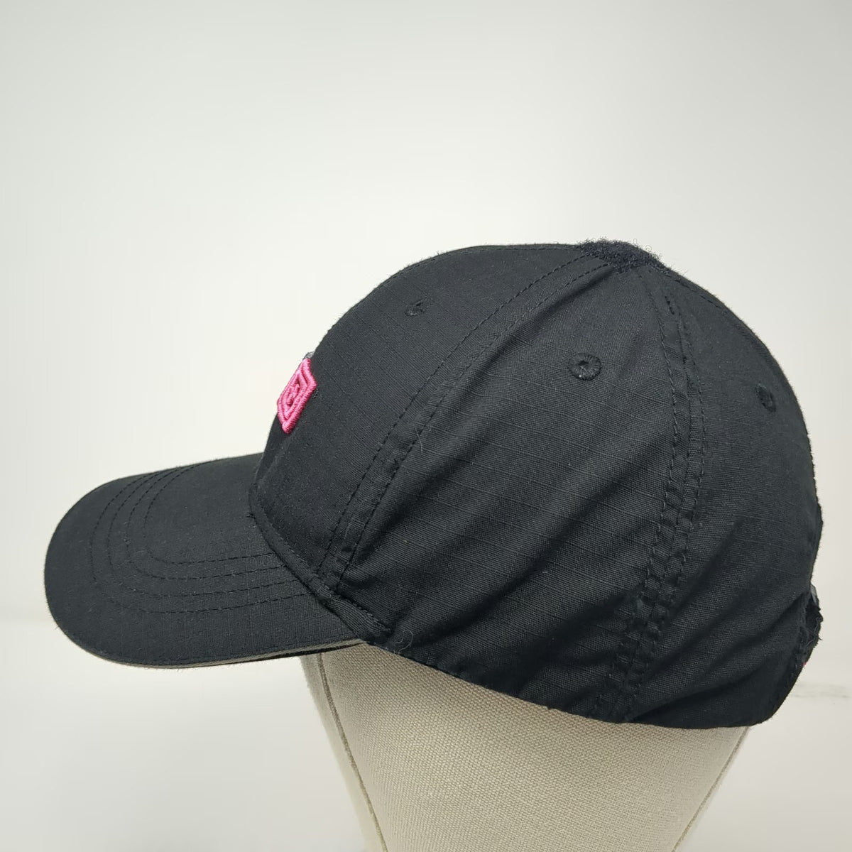 5.11 Tactical Baseball Cap Black One Size 2012 Pink Logo Strapback Cotton Hat