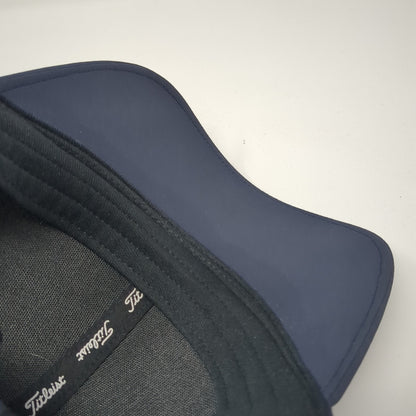 Titleist Strapback Hat Blue One Size Adjustable Spell Out Vent Holes