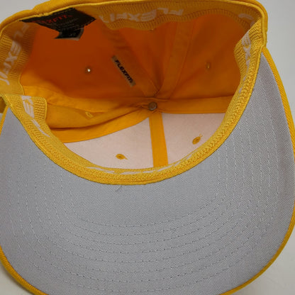 Flexfit Yupoong Simplot Idaho Plant Baseball Cap Yellow XL Stretch Fit Hat
