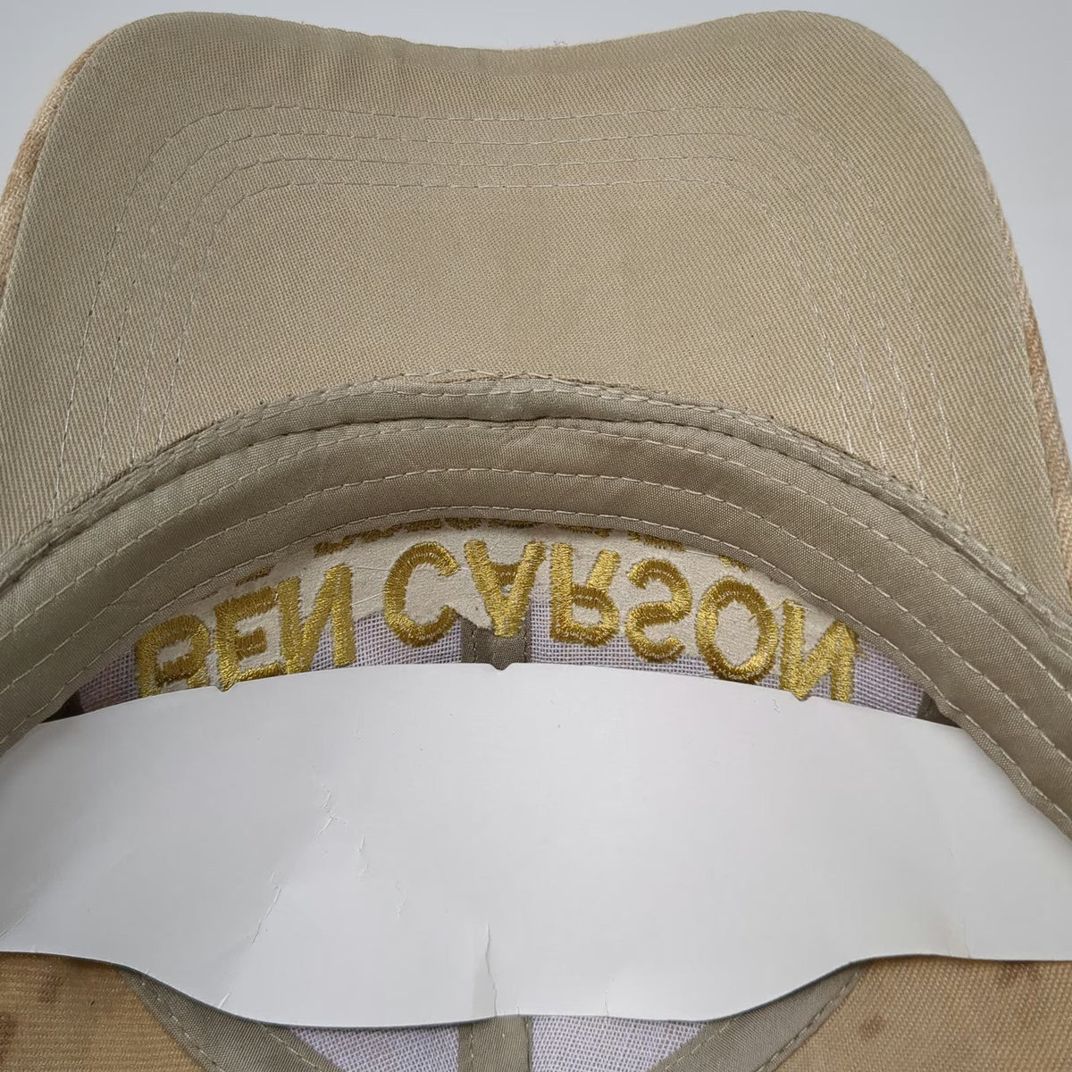 Ben Carson For President 2016 Baseball Cap Hat Digital Camo Beige One Size Gold