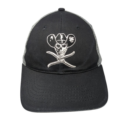 Twisted X Boots Strapback Mesh Back Trucker Hat Embroidered Skull Logo