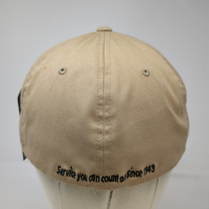 Port Authority Baseball Cap Beige XL Yates & Felts Builders Hardware Flexfit Hat