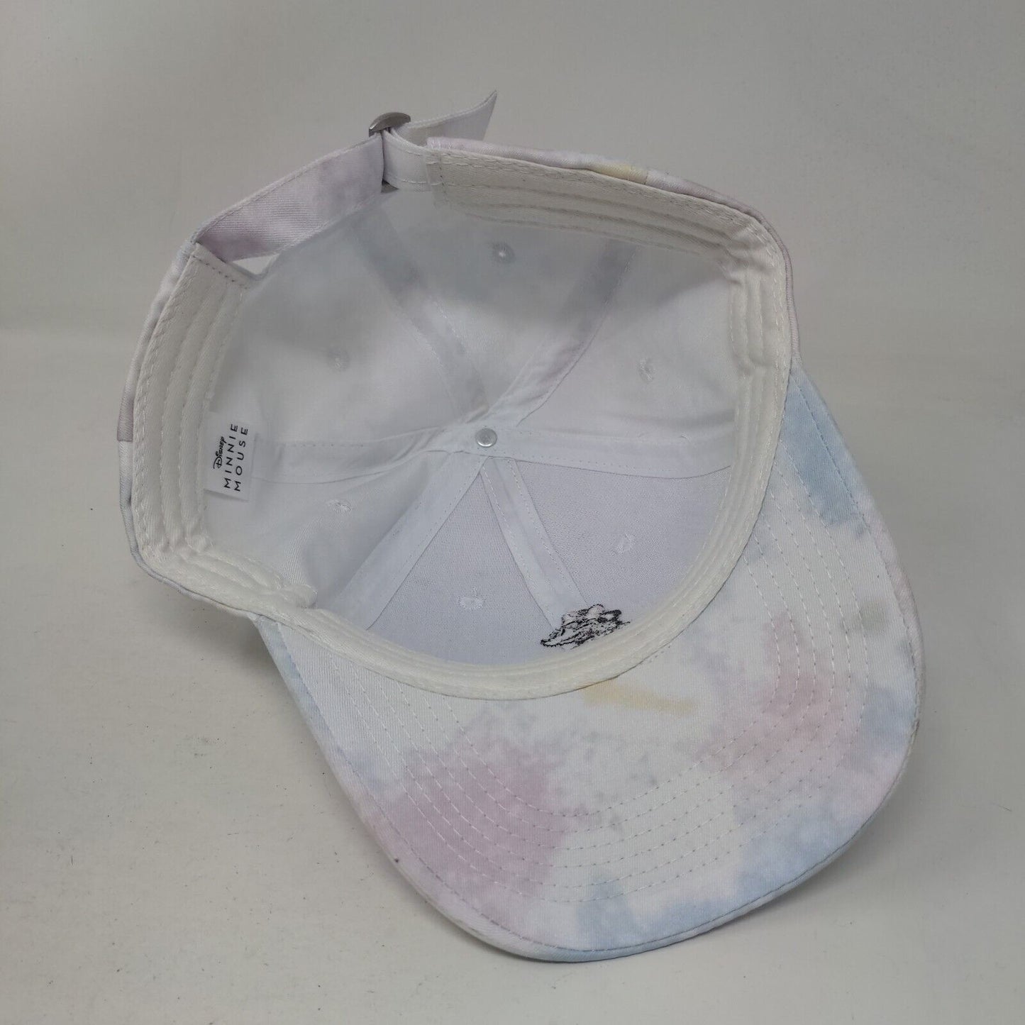Minnie Mouse Slideback Hat Multicolor One Size Adjustable Embroidered Disney
