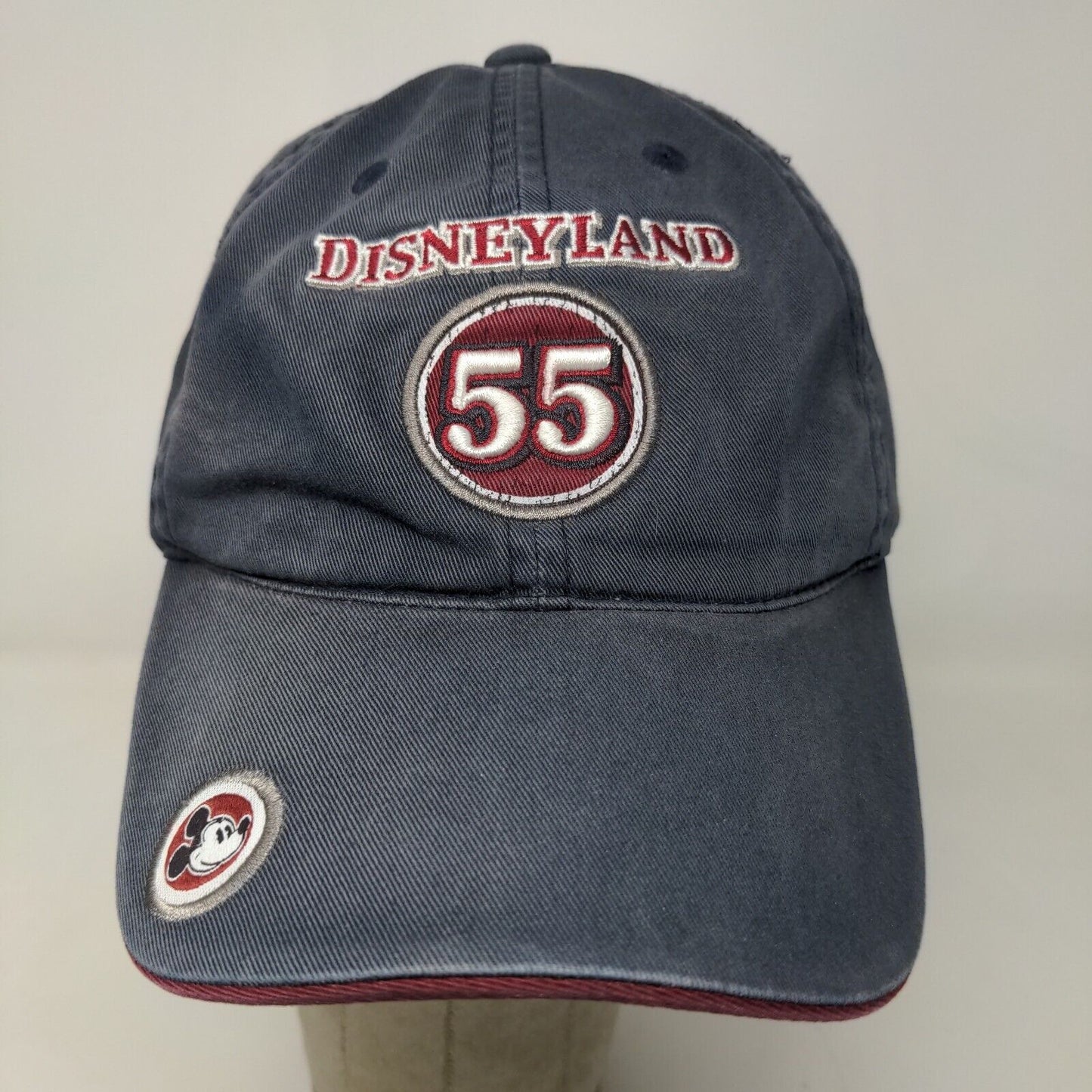 Disneyland Resort Men's Slideback Hat Blue Size OSFA Embroidered Mickey Logo #55