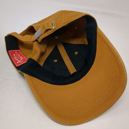 American Needle Mack Trucks Bulldog Baseball Cap Brown One Size Strapback Hat
