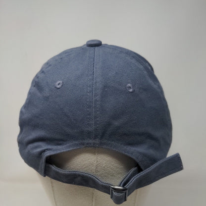 District Men's Slideback Hat Blue Embroidered K Nuggets Logo Distressed Cotton