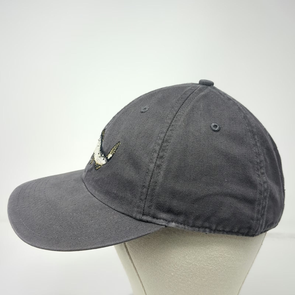 Richardson Baseball Cap Gray OSFM OREPAC Salmon Fish Embroidery Slideback Hat