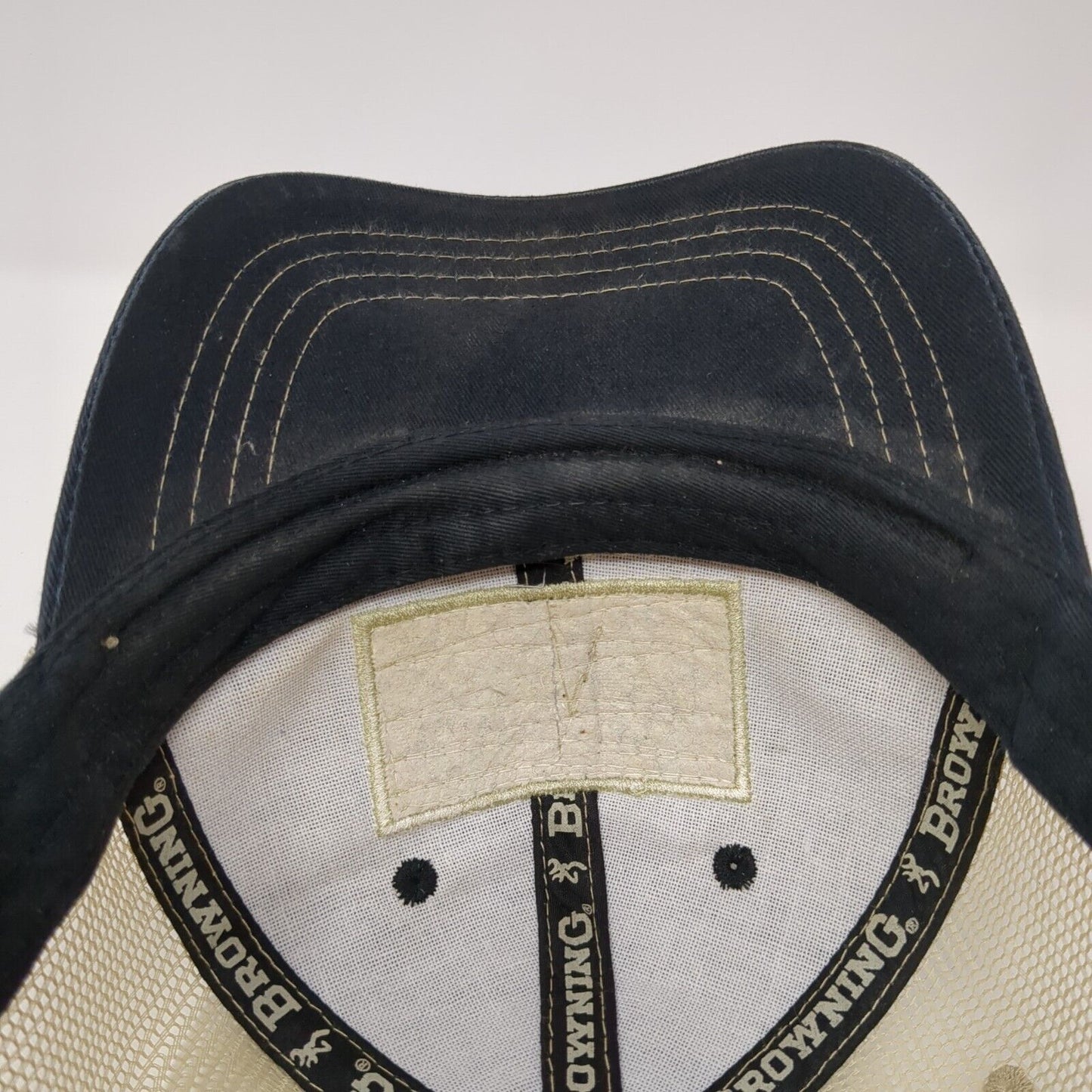 Browning Snapback Trucker Hat Multi One Size Mesh Back Colorblock