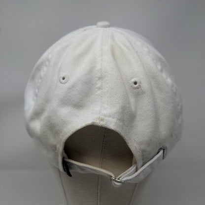 Imperial Slideback Hat White OSFA Embroidered C O Logo Adjustable