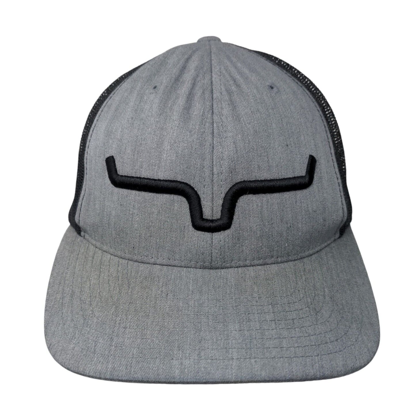 Kimes Ranch Snapback Trucker Hat Gray Embroidered Mesh Back The Classics Yupoong