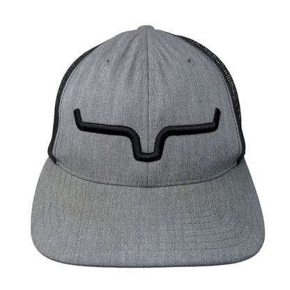 Kimes Ranch Snapback Trucker Hat Gray Embroidered Mesh Back The Classics Yupoong