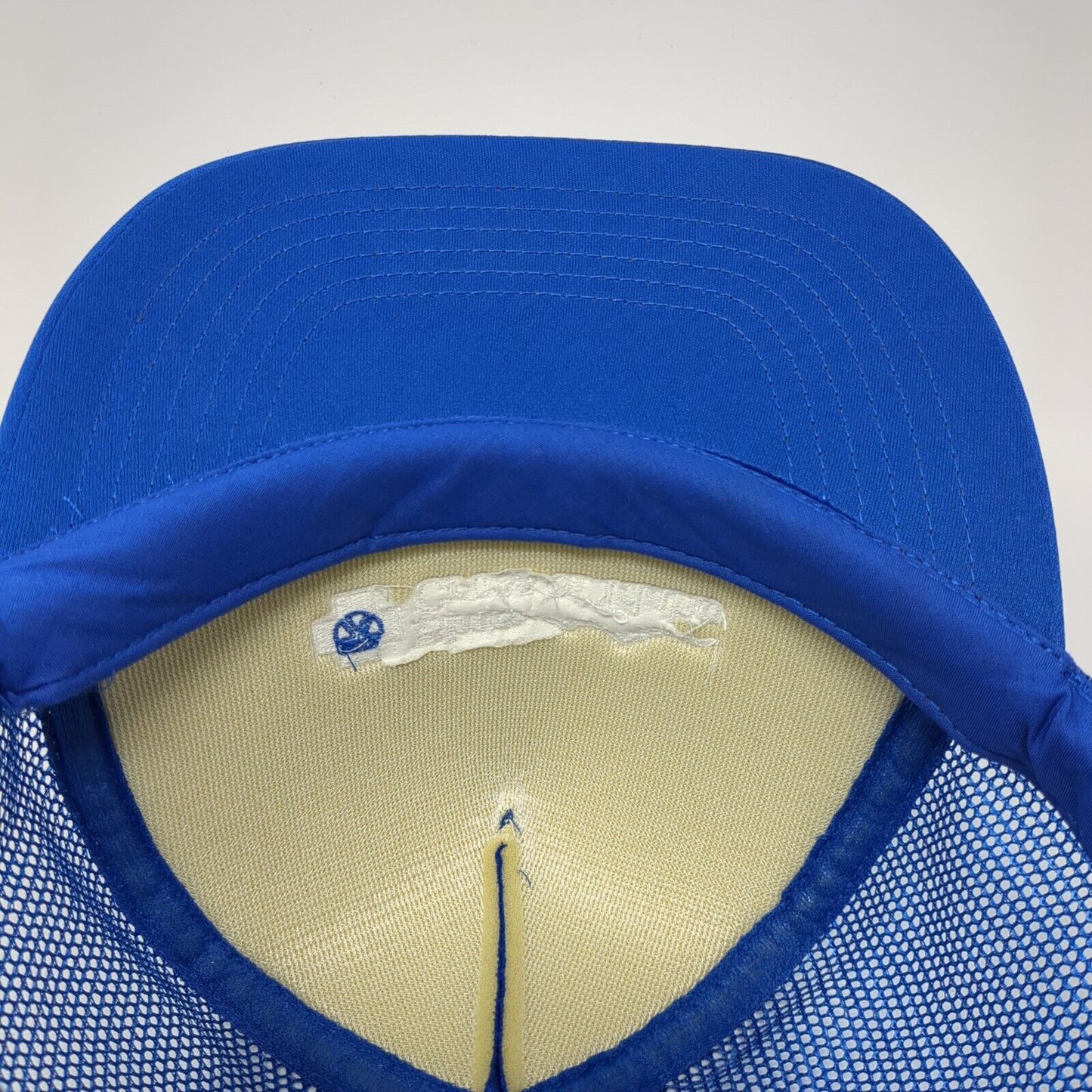 Blue Cross of Idaho Snapback Trucker Hat Blue One Size Adjustable Mesh Back Rope