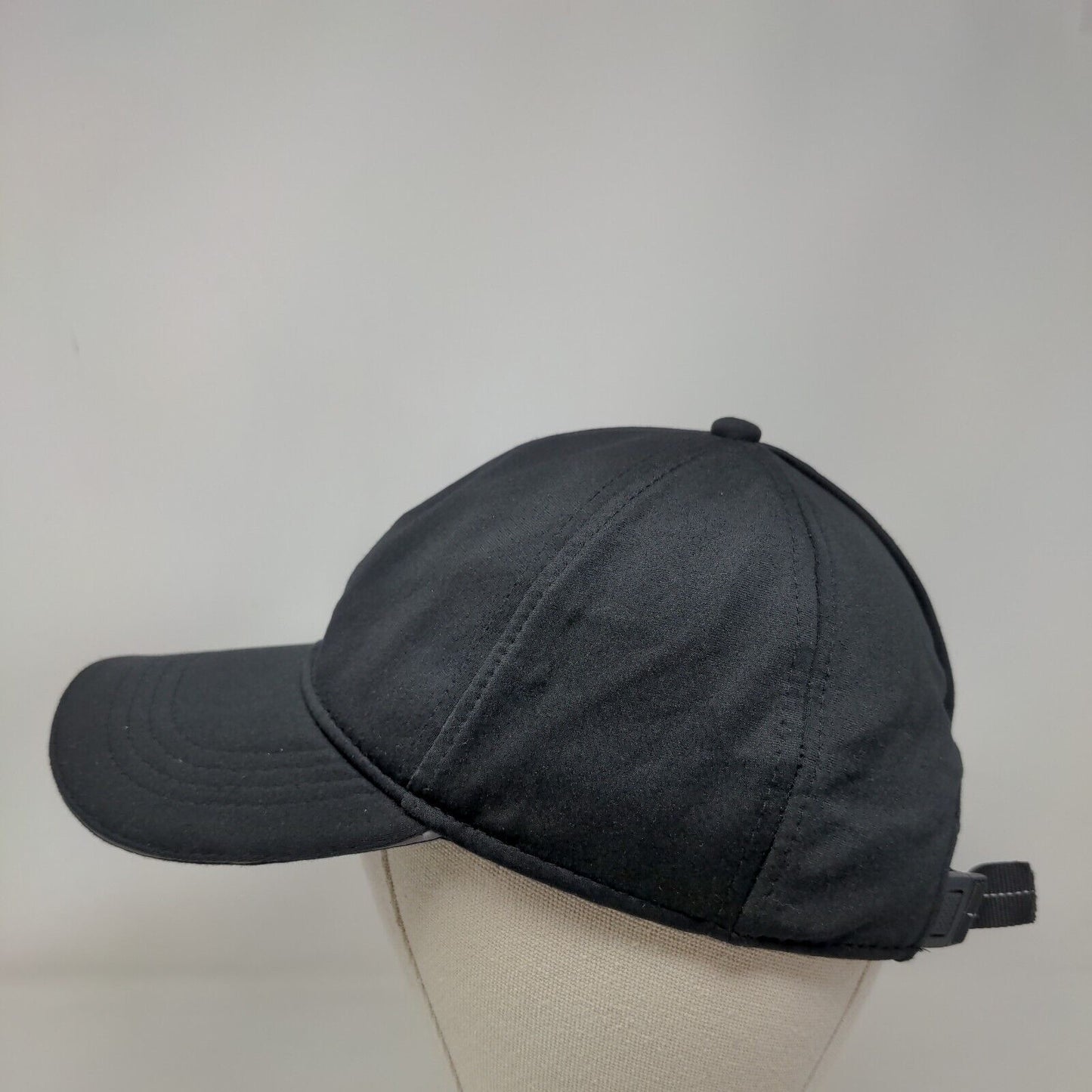 Unbranded Slideback Hat Black OSFM Adjustable Solid Blank Outdoor