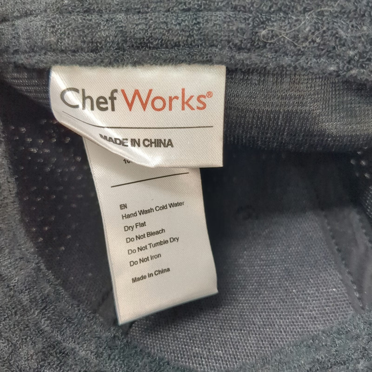 Chef Works Baseball Cap Black One Size Mesh Slideback Orange Trim Uniform Hat