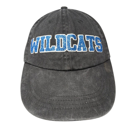 Wildcats Cheer Slideback Hat Gray One Size Adjustable Anvil 6 Panel
