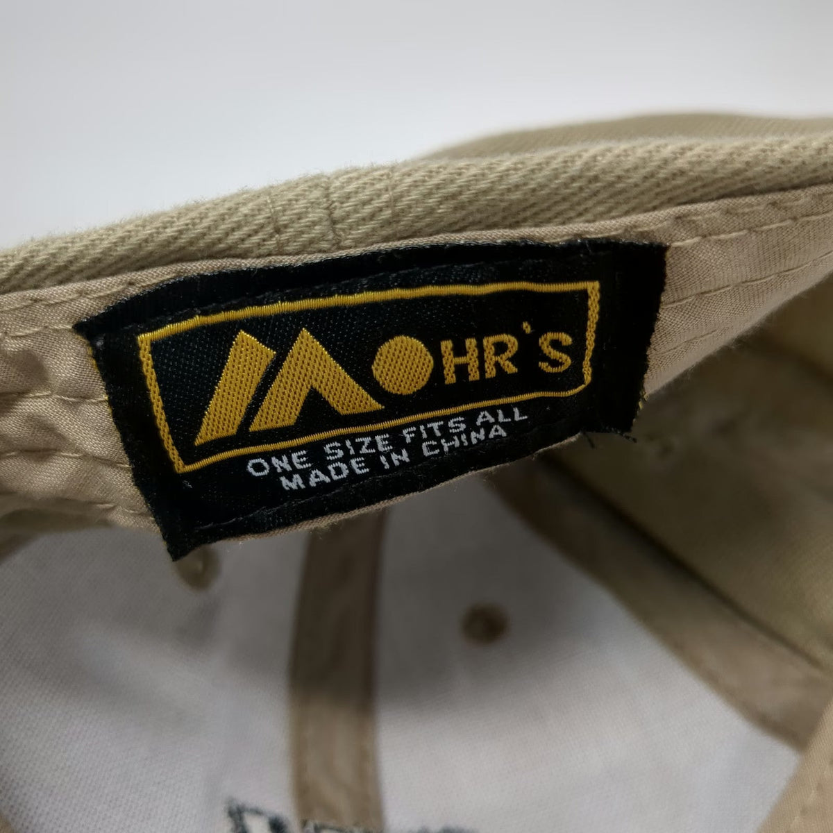Mohr's Baseball Cap Brown One Size Stillwell-Hansen Inc Logo Slideback Hat