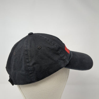 Motor Trend Strapback Hat Black One Size Adjustable Embroidered 6 Panel