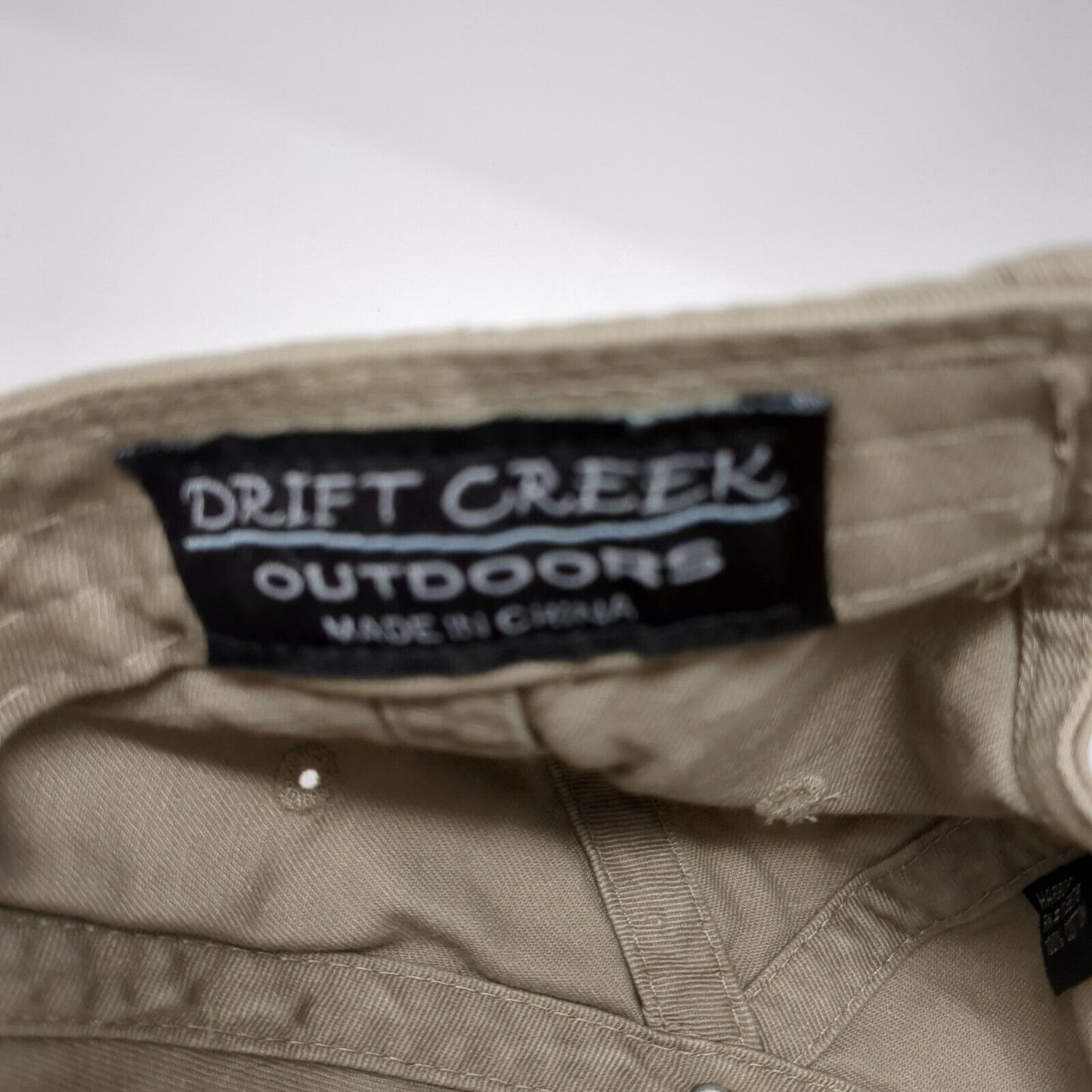 Concrete Resources Slideback Hat Tan One Size Adjustable Drift Creek Outdoors