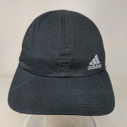 Adidas 3 Stripes Strapback Hat Black OSFA Embroidered Logo Adjustable