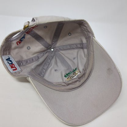U.S. Open 2016 Oakmont Slideback Hat Tan One Size Adjustable Squirrel