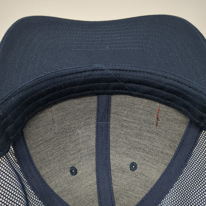 Finding 43 Real Estate Snapback Trucker Hat Blue OS Adjustable Mesh Richardson