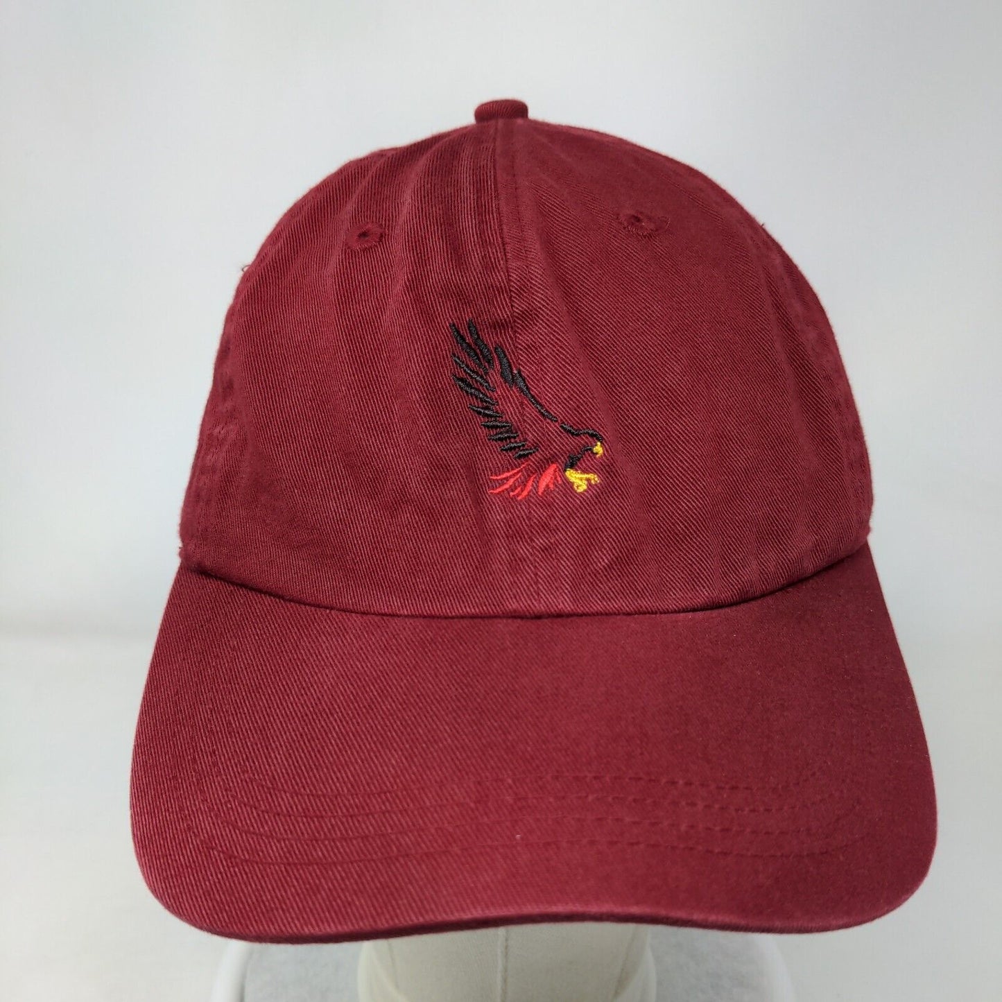 Red Tail Golf Club Slideback Hat Red One Size Embroidered Ahead Vintage