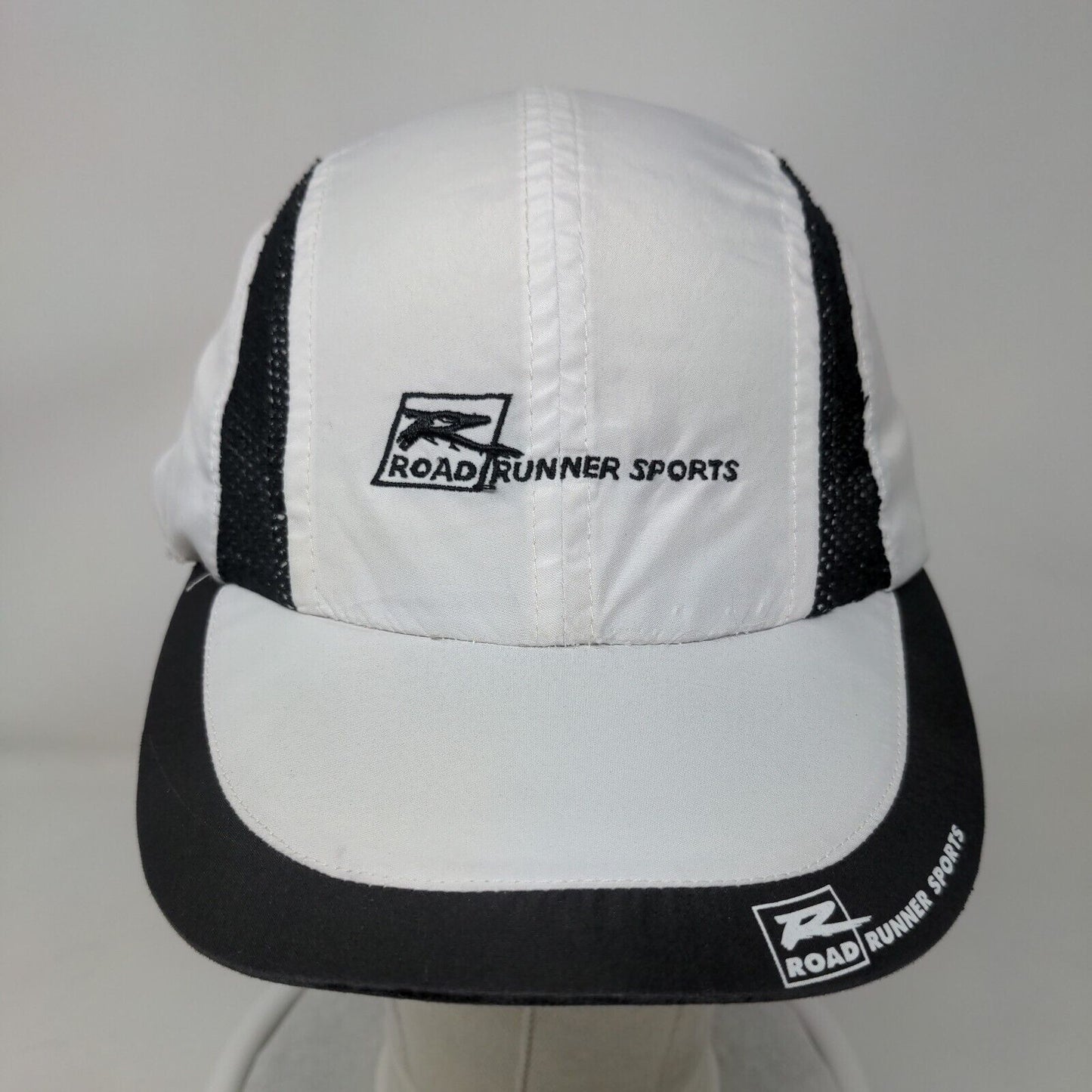 Road Runner Sports Strapback Hat White One Size Embroiodered Adjustable