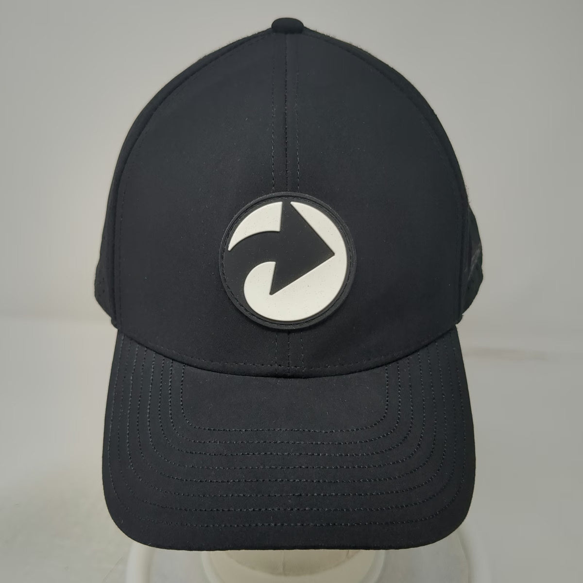 All In Trucker Hat Black One Size Perforated Snapback Lifestyle Logo Graphic