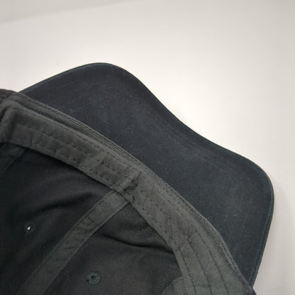 Universal Thread Slideback Hat Black One Size Adjustable Blank 6 Panel