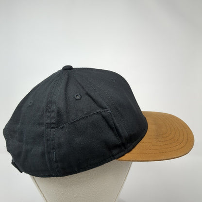 George Strapback Baseball Cap Black One Size Adjustable Colorblock Blank