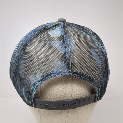 CCS Snapback Mesh Back Trucker Hat Camo One Size Outdoor Cap 6 Panel