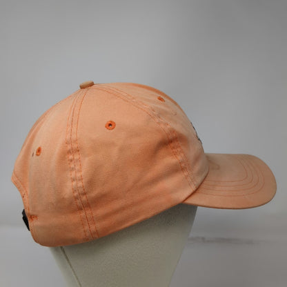 Polo Ralph Lauren Orange Baseball Cap Golf Underbrim Strapback Hat Vintage