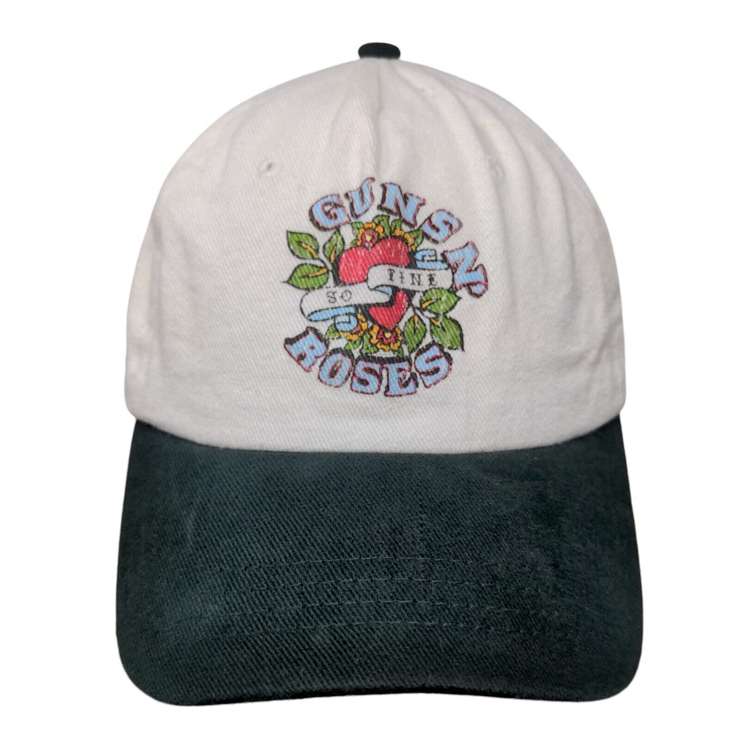Guns N' Roses Slideback Hat Multi One Size Colorblock 6 Panel Vent Holes