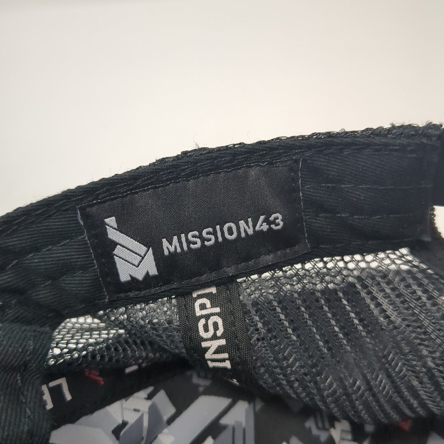 American Flag Mission43 Snapback Trucker Hat Black One Size Mesh Back