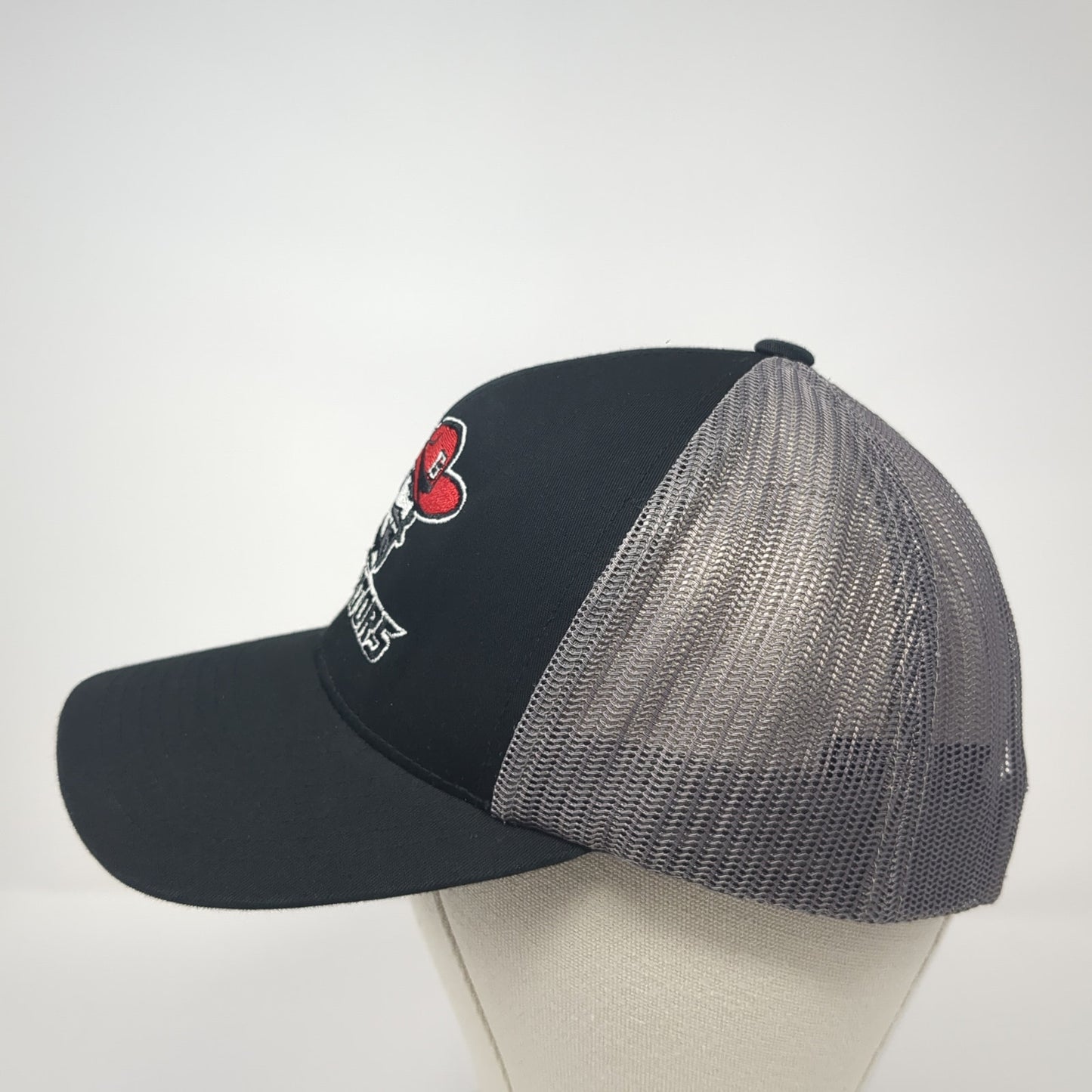 Senators Wrestling Snapback Trucker Hat Black One Size Mesh Back 6 Panel