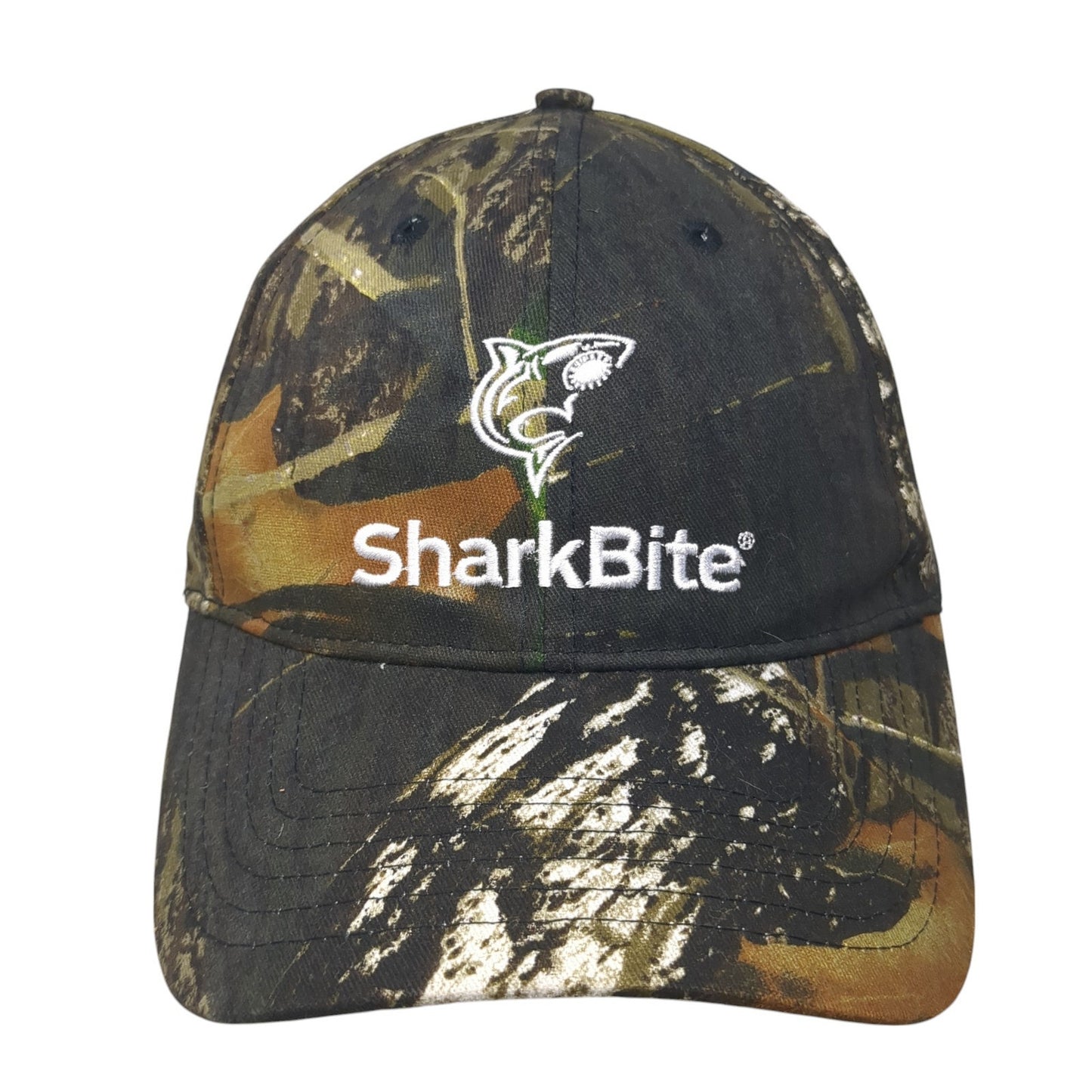 SharkBite Strapback Hat Multicolor One Size Adjustable Camo Hunting