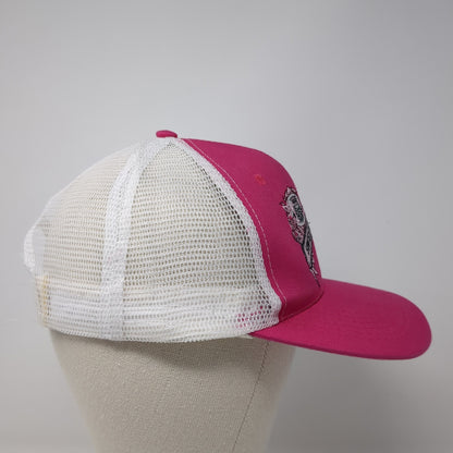 Sweet Revenge Strapback Trucker Hat Pink OS Adjustable Embroidered Mesh Back