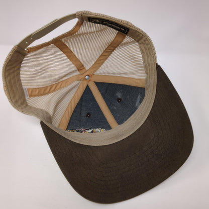 Beer Guys Saloon Snapback Trucker Hat Brown M/L Mesh Back Richardson