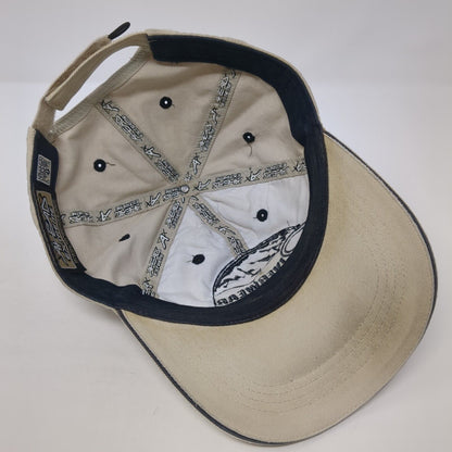 Riverwear Strapback Hat Tan One Size Adjustable Embroidered Extreme Fit Ahead