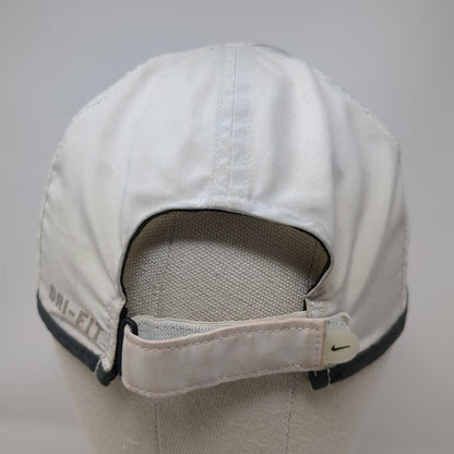 Nike Baseball Cap White One Size Performance Dri-Fit Featherlight Strapback Hat