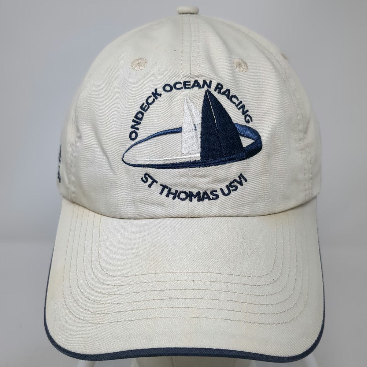 Gear For Sports Baseball Cap Beige One Size Ondeck Ocean Racing USVI Sailing Hat