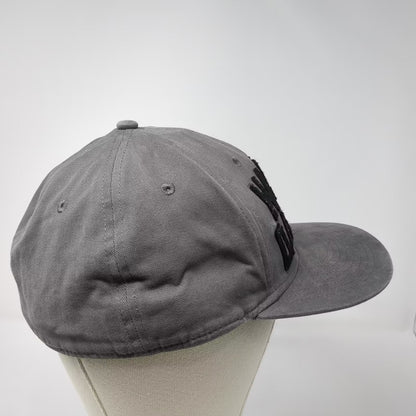 Harley-Davidson Baseball Cap Gray L Fitted Hat Embroidered Block Letter Cotton