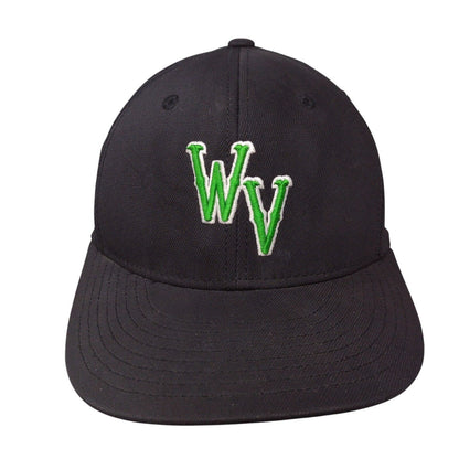 WV Fitted Hat Black S/M C-Fit HC2 Embroidered Vented Holes 6 Panel Champro
