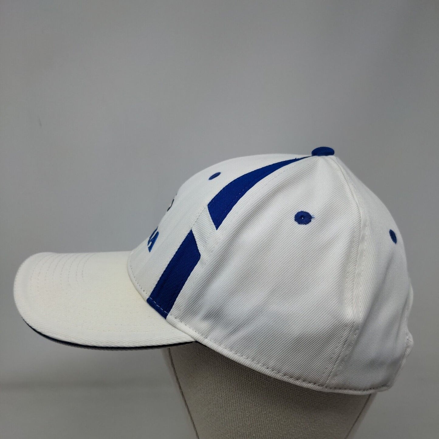 Sygma Strapback Hat White OSFM Embroidered Adjustable Macco Outdoor Cap