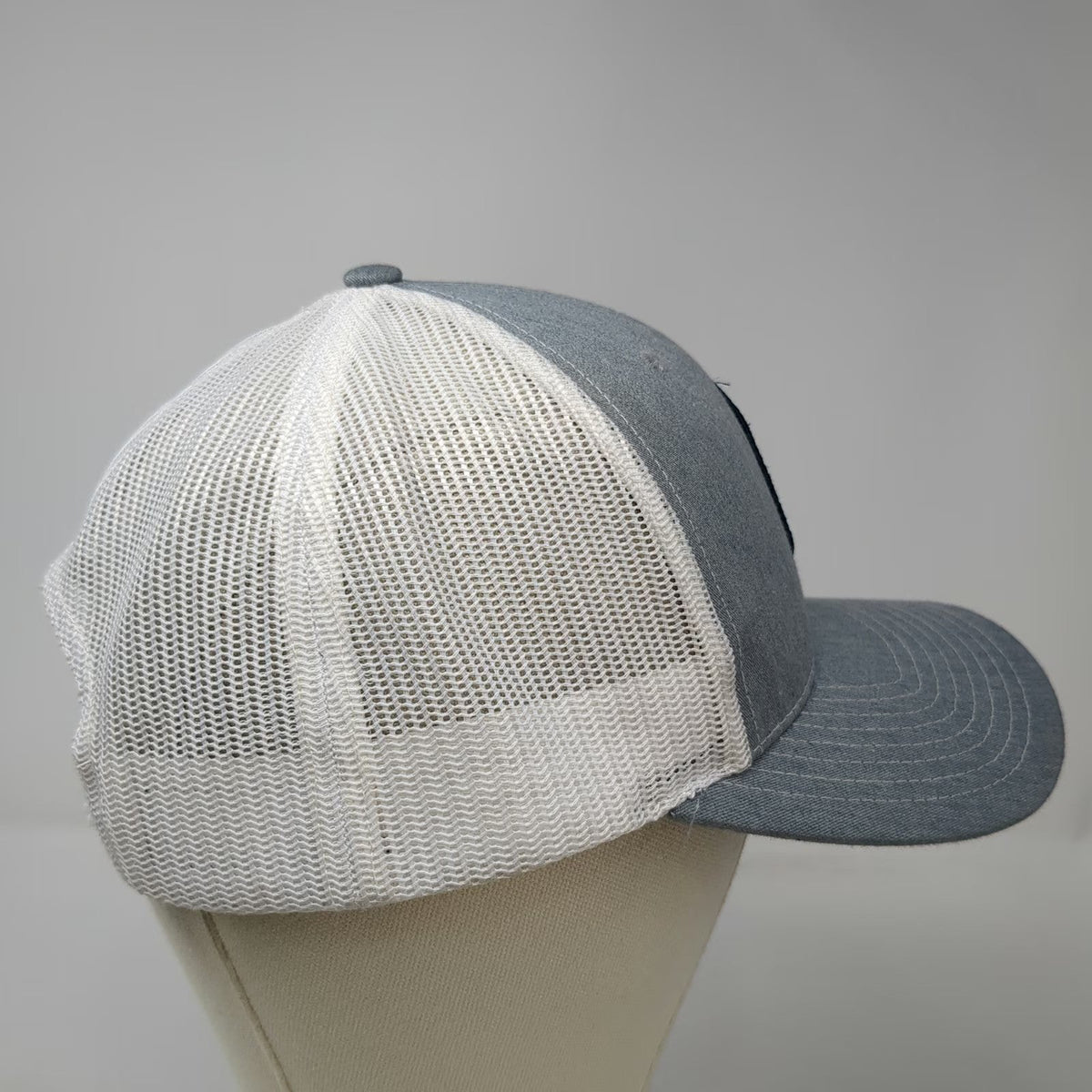Richardson Trucker Hat Gray One Size Moab Utah Off-Road Jeep Patch Snapback
